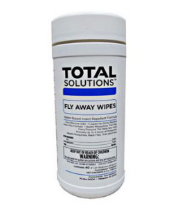 Total Solutions 1541 Fly Away Wipes, 6&#34; X 8&#34;, 6/CS