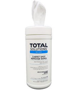 Total Solutions 1546 Carpet Spot Remover Wipes, 10&#34; X 12&#34;, 6/Cs