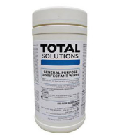 Total Solutions 1563 General Purpose Disinfectant Wipes, 6" X 10", 6/Cs