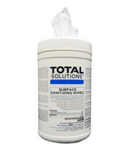 Total Solutions 1566 Surface Sanitizing Wipe, 100 Ct., 6/Cs