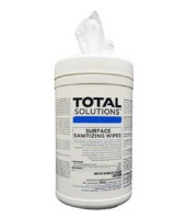 Total Solutions 1566 Surface Sanitizing Wipe, 100 Ct., 6/Cs