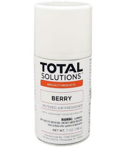 Total Solutions 8424 Berry Metered Air Freshener, 12 oz cans, 6.75 oz net wt. 12/Cs