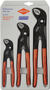 Knipex 002006S1 3 Pc. Cobra Professional Plier Set
