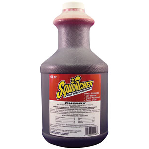 Sqwincher 030321 64 oz Liquid Concentrate, Cherry,6/Cs.