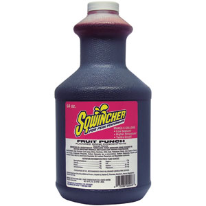 Sqwincher 030325 64 oz Liquid Concentrate, Fruit Punch,6/Cs.