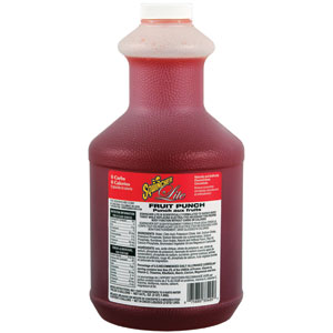 Sqwincher 050102 64 oz Lite Liquid Concentrate, Fruit Punch,6/Cs.