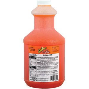 Sqwincher 050107 64 oz Lite Liquid Concentrate, Orange,6/Cs.