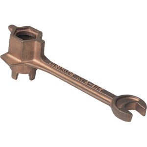 Justrite 08805 Brass Drum Wrench Justrite 08805 Brass Drum Wrench