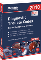 AutoData 10-350 2010 Diagnostic Trouble Code Manual - Import