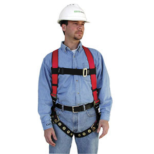 MSA 10033836 FP Pro&reg; Harness w/ TB Leg Straps, Std.