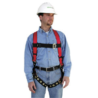 MSA 10033836 FP Pro® Harness w/ TB Leg Straps, Std.