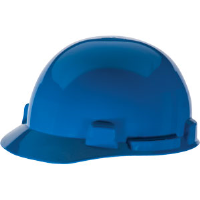 MSA 10074068 SmoothDome™ Slotted Cap w/4 Point Fas-Trac®, Blue