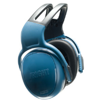 MSA 10087426 left/RIGHT Ear Muff, Medium 25dB, Headband, Blue