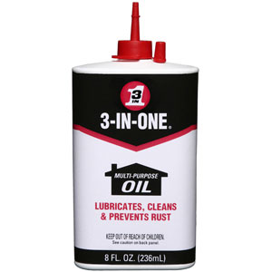 WD-40 10138 3-IN-ONE&reg; 8 oz Multi-Purpose Oil, 12/Cs.