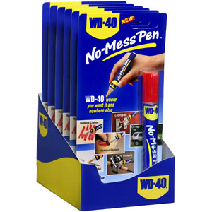 WD-40 No Mess Pen, Lot of 2, Lubricates Protects Removes 0.26 oz Low Odor  NOS