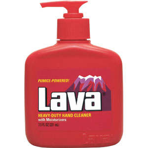 Lava Heavy-Duty Hand Cleaner Pumice soap with Moisturizers, 3-bars [5.75 OZ  each] with a Sparklen Cotton Wash Cloth