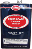 Kardol 105151 Fast Color Grade Lacquer Thinner, Gal.
