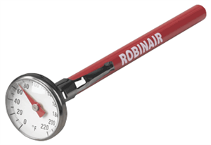 Robinair 10597 Dial Thermometer, 1&#34; Face