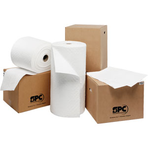 SPC OP100 Oil Plus&#153; 15&#34; x 19&#34; Heavy Weight Pads, 100/Box