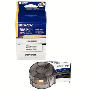 Brady 110896 BMP&#153;21 Mobile Printer Labels,B423 Nylon Cloth,3/8&#34;,21&#39;