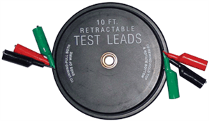 Kastar 1129 Retractable Test Lead Set, 3&#39;x10&#39; 