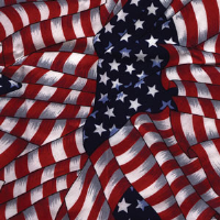 Ergodyne 12303 Chill-Its® 6700 Evaporative Cooling Bandana, Stars & Stripes