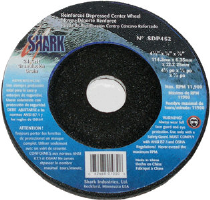 Shark 12732 4" x 1/4" x 5/8" Depressed Center Grinding Wheel