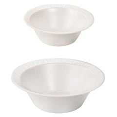 Dart 12BWWC Concorde® Foam Plastic Bowls, 10-12 Oz, 1000/Cs.