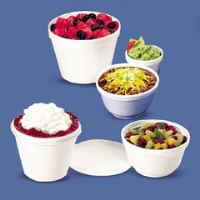 Dart 12SJ20 Squat Foam Food Containers, 12 Oz, 500/Cs.