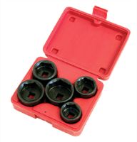 Lisle 13300 5 Pc. Low Profile Filter Socket Set