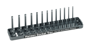 Hansen Global Easy ID Socket Tray, 1/4" - Metric Hansen Global Easy ID Socket Tray, 1/4" - Metric