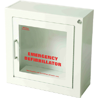 J L Industries 1413F12 Life Start AED Surface Mount Wall Cabinet w/Siren