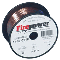 Firepower 1440-0210 Steel MIG Wire .023", 2 Lbs Firepower 1440-0210 Steel MIG Wire .023", 2 Lbs