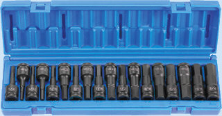 Grey Pneumatic 1598HC 1/2&quot; Drive 18 Pc. Combo Socket Set