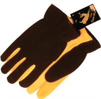 Majestic Glove 1664/10 Deer Split Palm/Fleece, Large