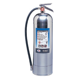 Badger 16888 2-1/2 gal Water Extinguisher w/Wall Hook