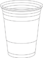 Dart 16K Conex® Translucent Plastic Cups, 16 Oz.