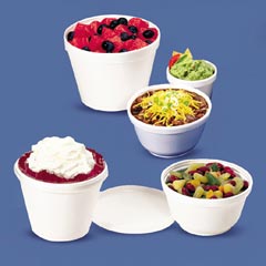 Dart 16MJ20 Squat Foam Food Containers, 16 Oz, 500/Cs.