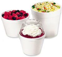 Dart 16MJ32 Squat Foam Food Containers, 16 Oz, 500/Cs.