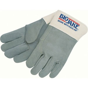 MCR Safety 1717 Big Jake® Gloves, Full Leather Back MCR Safety 1717 Big Jake® Gloves, Full Leather Back