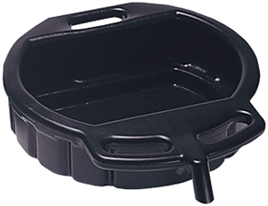 Lisle 17942 4.5 Gallon Oil Drain Pan, Black