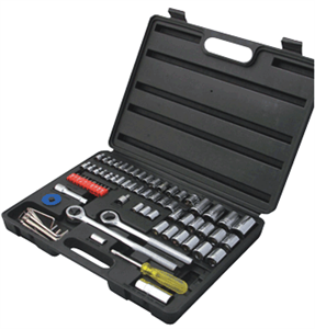 Titan 18194 75 Pc. SAE &amp; Metric Combination Socket Set