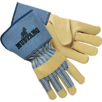 MCR Safety 1936M Mustang™ Premium Leather Palm, 4.5"Gauntlet,M,(Dz.)