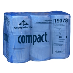 Georgia Pacific 19378 Compact&reg; Coreless Bath Tissue, Two-Ply