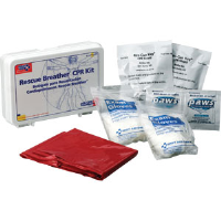 First Aid Only 206-CPR/FAO 9-Pc., 2 Person CPR Kit w/Plastic Case