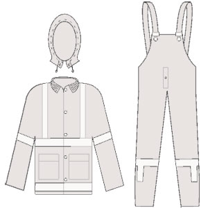 MCR Safety 2083SR Luminator 3 Pc. Reflective Suit, Lime, XL MCR Safety 2083SR Luminator 3 Pc. Reflective Suit, Lime, XL