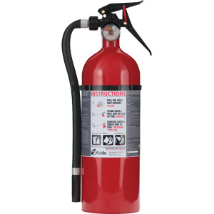 Kidde 21005766 5 lb ABC Single Use MP Garage Extinguisher w/Wall Hook