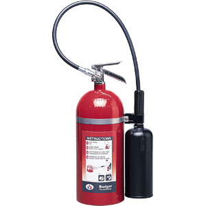 Badger 21106 10 lb CO2 Fire Extinguisher w/Wall Hook