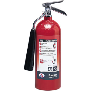 Badger 21111 5 lb CO2 Fire Extinguisher w/Wall Hook