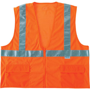 Ergodyne 21125 GloWear&reg; 8220Z Class 2 Standard Vest Lime, L - XL